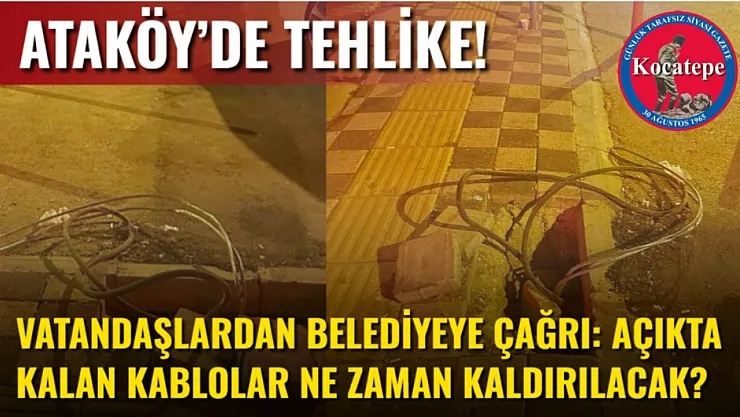 Vatandaşlardan Belediyeye Çağrı: Açıkta Kalan Kablolar Ne Zaman Kaldırılacak?