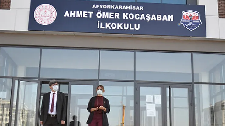 Yalçın, Ahmet Ömer Kocaşaban İlkokulunu inceledi