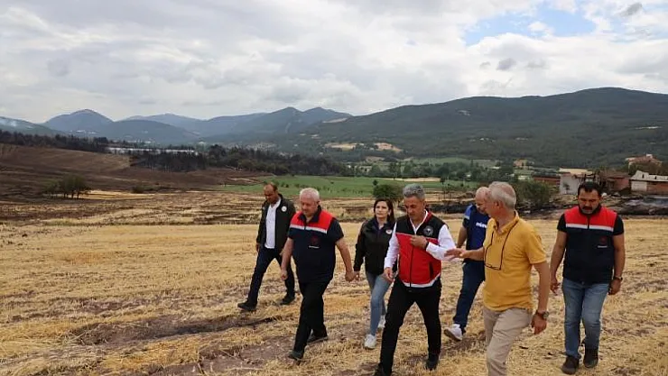 Yangın Bölgesinde Çalışmalar Devam Ediyor