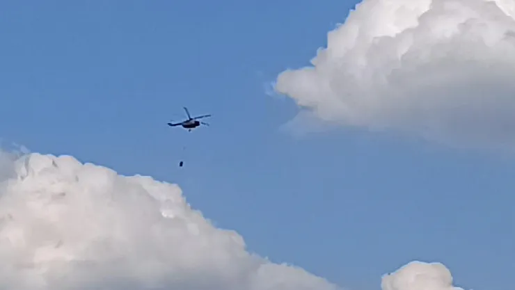 Yangın Bölgesinde Soğutma Çalışmaları Sürüyor