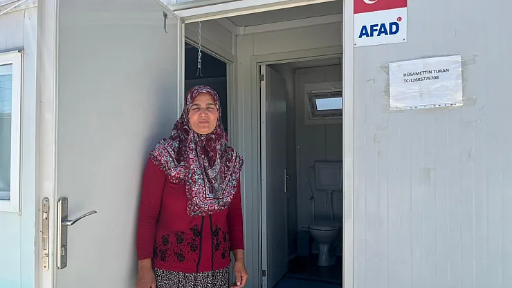 Yangın Sonrası Kurulan Konteynır Kentte Rahat Ve Güvenli Hayat