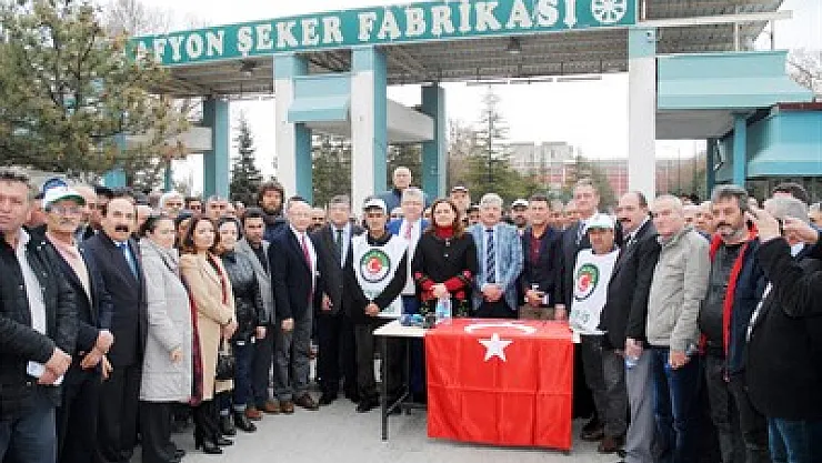 'Yerli ve milli olmak şeker lobisi önünde dik durmaktır'