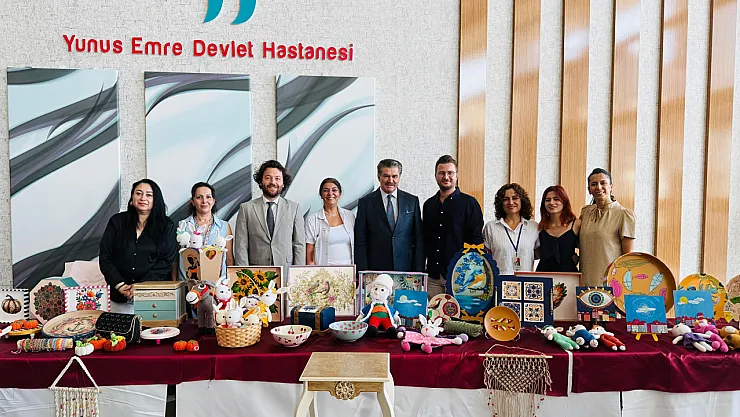Yunus Emre Devlet Hastanesi'nde 'Geleneksel El Sanatları Sergisi' Açıldı