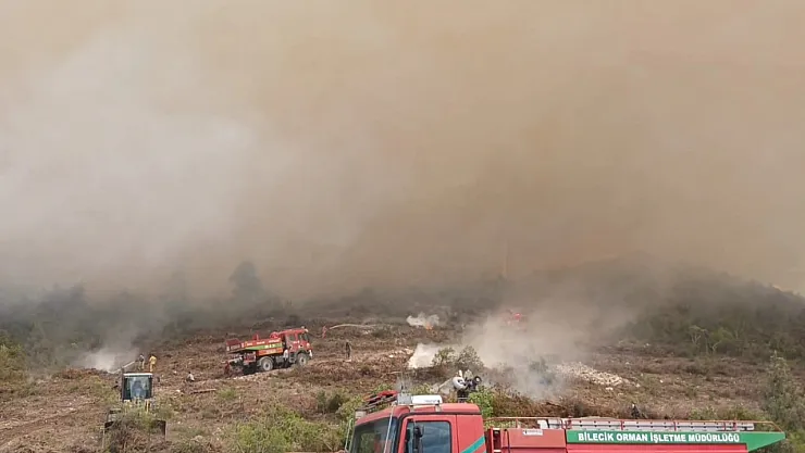 Zobran Köyünde Çıkan Yangına Destek