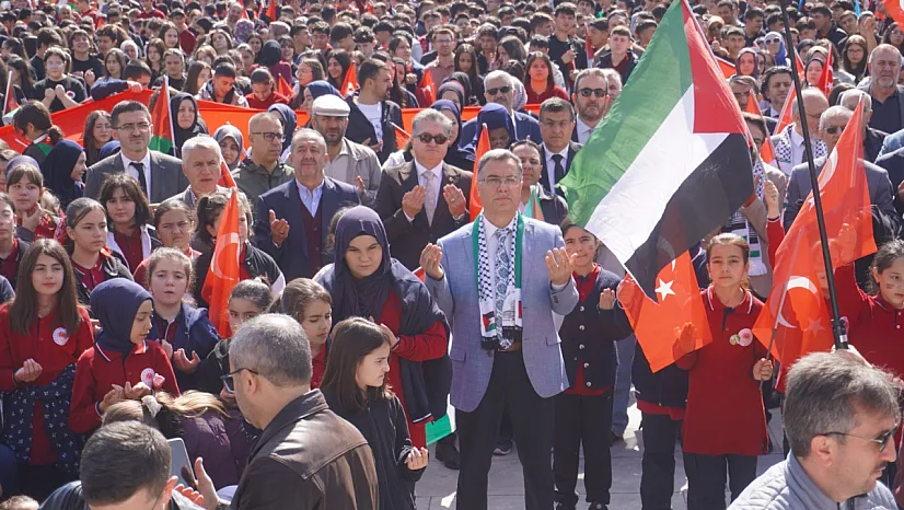 7 Ekim'de Afyon'dan Filistin'e 7 Bin Selam