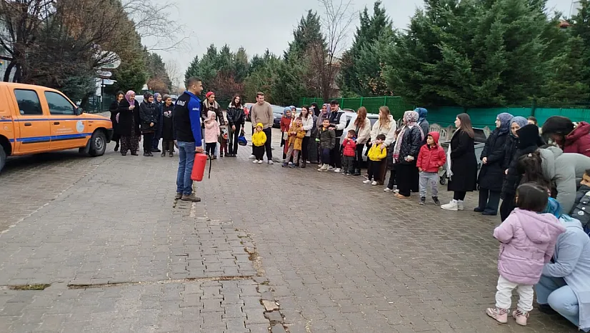 AFAD'dan Özel Eğitim Ve Rehabilitasyon Merkezinde Tatbikat