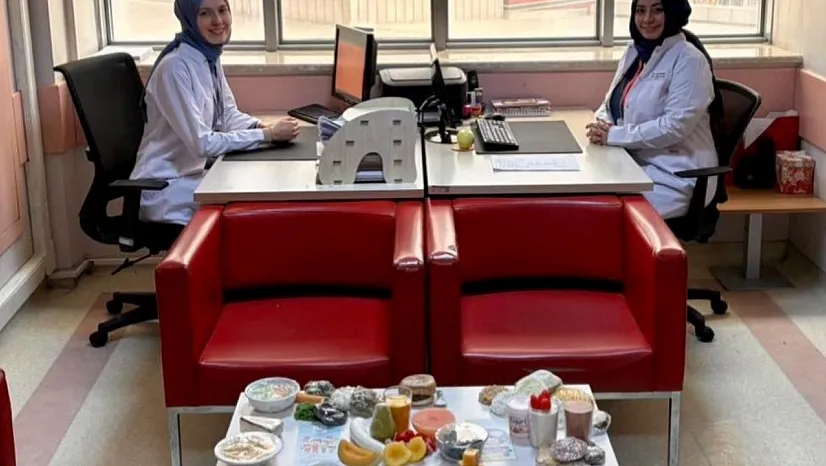 Afyon'da Devlet Hastanesi'nde Örnek Beslenme Takibi