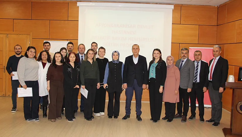 Afyon'da Palyatif Bakım Hemşireliği Eğitimi Tamamlandı