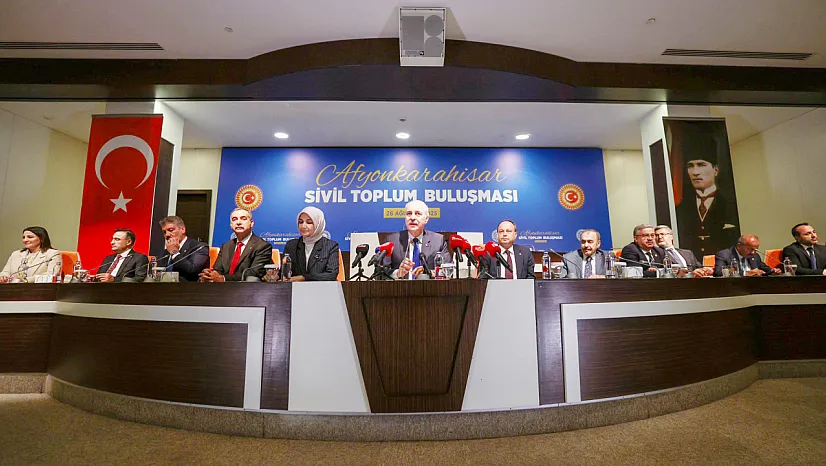 Afyon'da 'Terörsüz Türkiye' Zirvesi: TBMM Başkanı Kurtulmuş Sivil Toplumla Buluştu