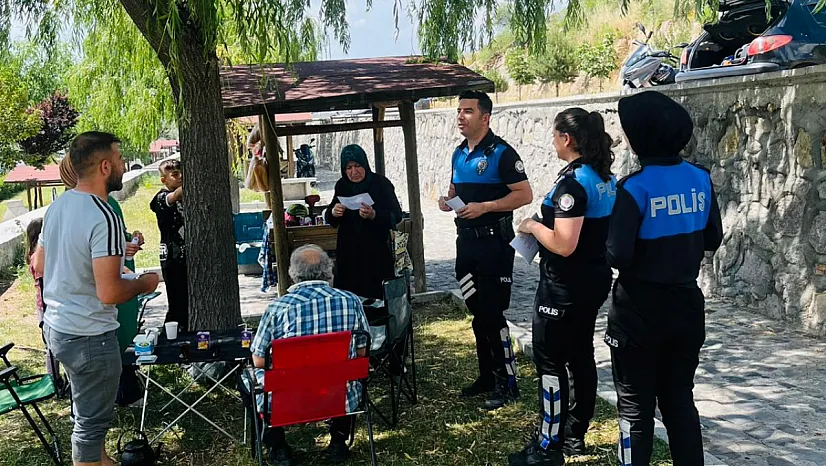Afyon Polisi'nden Yangın Tedbiri