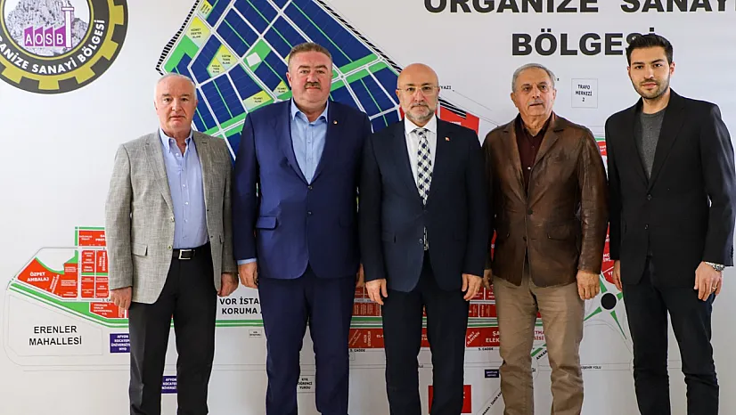 AK Parti'den OSB Başkanı Yeşilay'a Ziyaret