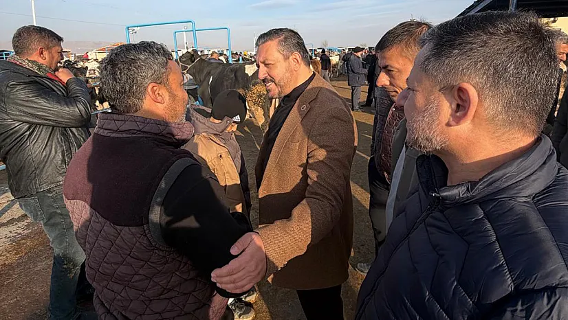 Anahtar Parti, Hayvan Pazarı'nda Sorunları Dinledi