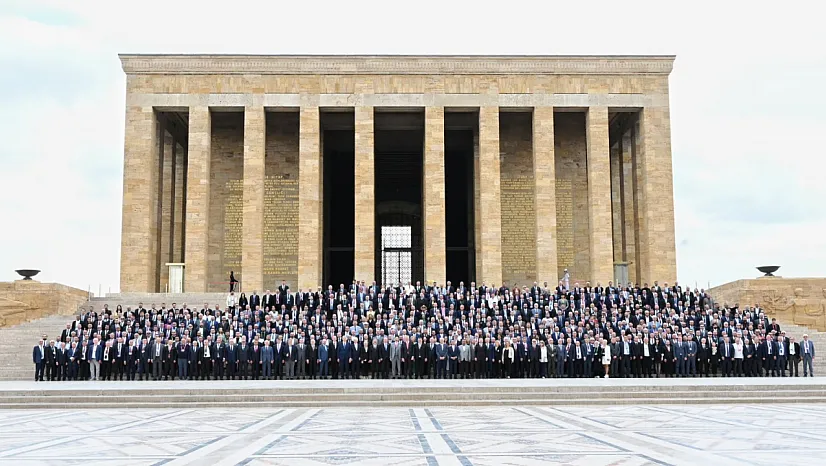 ATSO Heyeti Ata'nın Huzurunda
