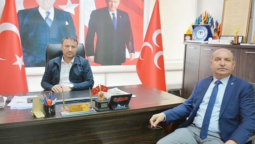 Başkan Kahveci, Başkan Demirci'yi Ağırladı