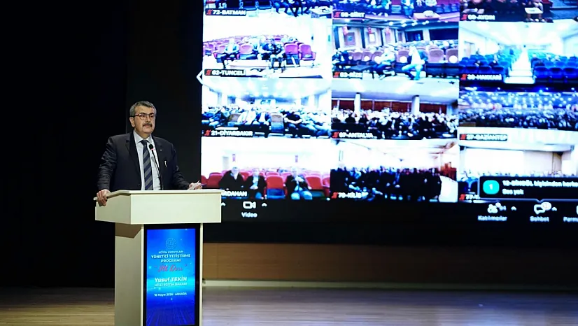 Eğitim Yöneticisi Yetiştirme Programının İlk Dersi Bakan Tekin'den