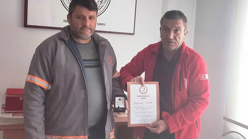 Hisarcık'ta 10 Kez Kan Bağışladı Bronz Madalya Aldı