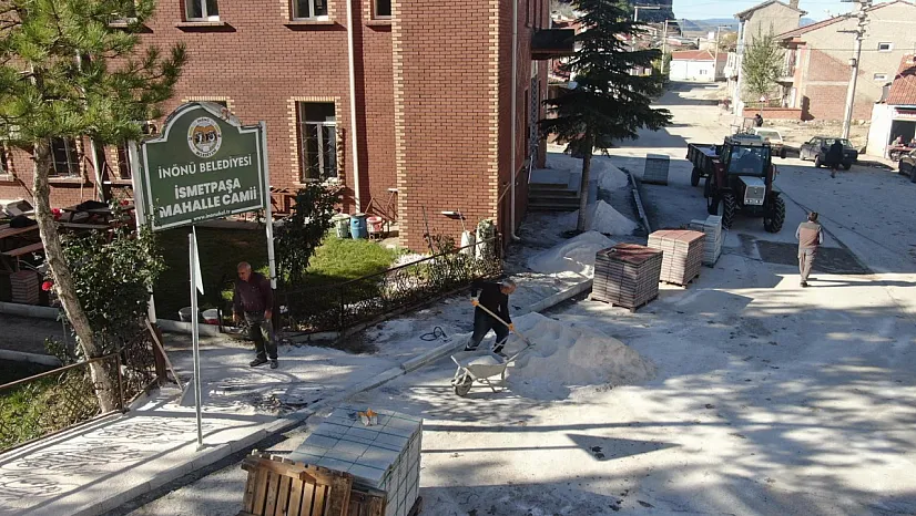 İsmetpaşa Camii'nin Çevresinde Çalışmalar Başladı