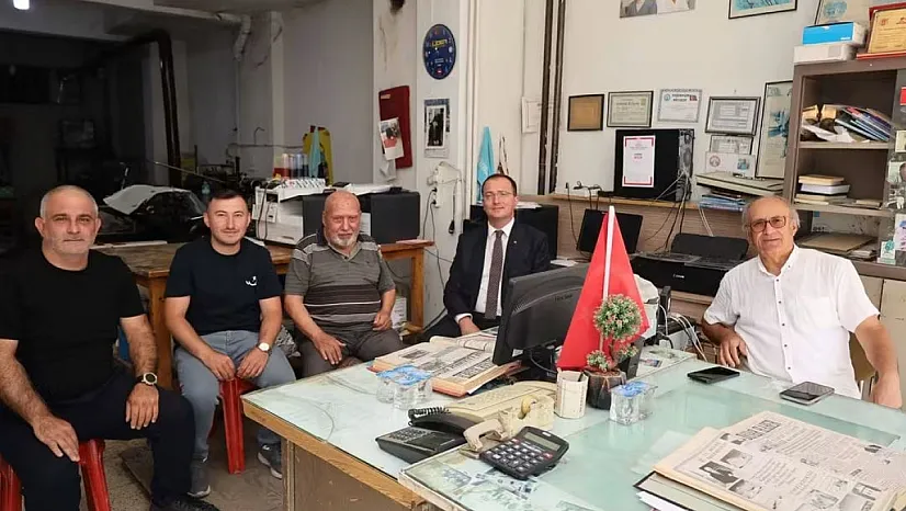 Kaymakam Akgül'den Dinar Basınına İade-i Ziyaret
