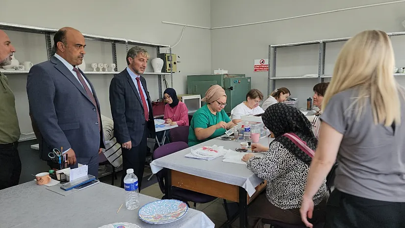 Milli Eğitim Müdürü Mustafa Yılmaz'dan Tavşanlı Halk Eğitim Merkezi'ne Ziyaret