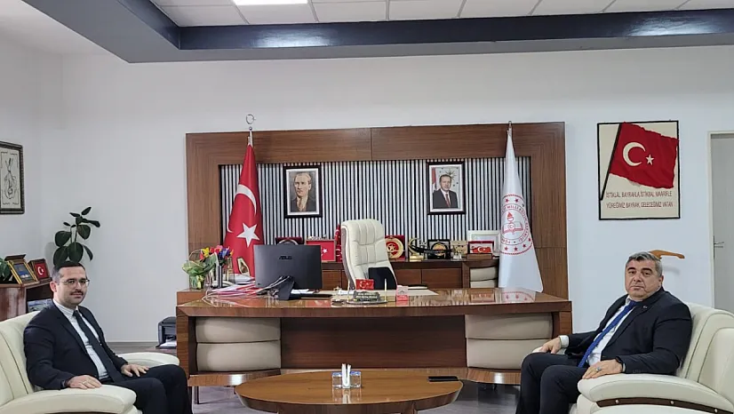 Müdür Kahraman'dan, Müdür Sünnetci'ye Ziyaret