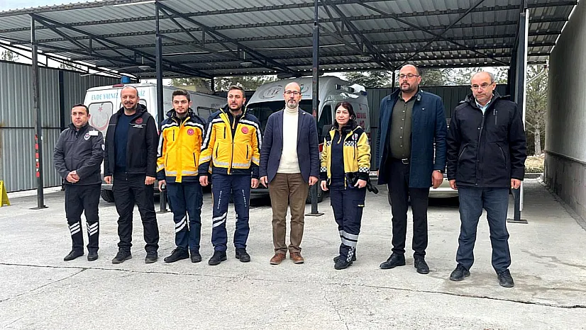 Müdür Öztürk, Bayat'ta Sağlık Çalışanlarıyla Görüştü