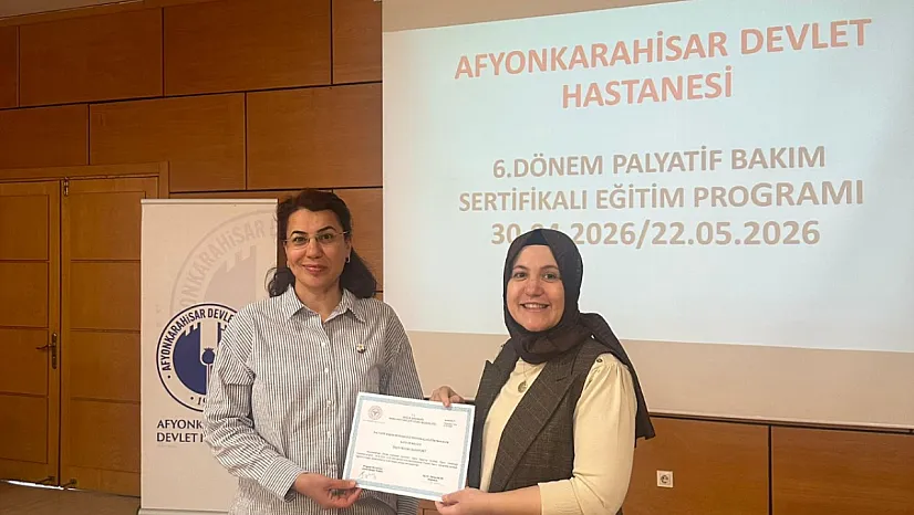 Palyatif Bakım Hemşireliği Sertifika Töreni Yapıldı