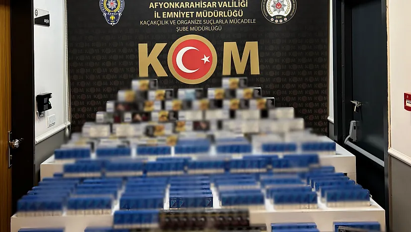 Polis Kaçak Sigara Ve Makaron Ele Geçirdi