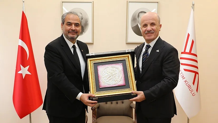 Rektör Aslan, YÖK Başkanına AFSÜ Çalışmalarını Anlattı