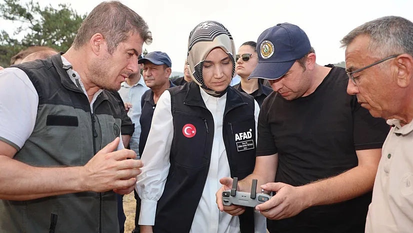 Vali Yiğitbaşı, Yangın Çalışmalarını Yerinde Takip Ediyor