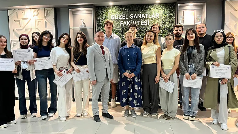 Yakup Evren Ortaokulu Duvarları Sanatla Parladı