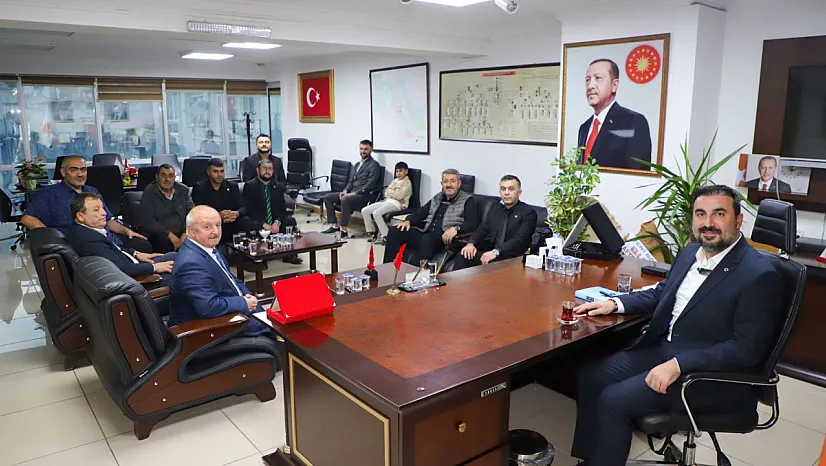 Yeniden Refah Heyetinden Başkan Kavak'a Ziyaret