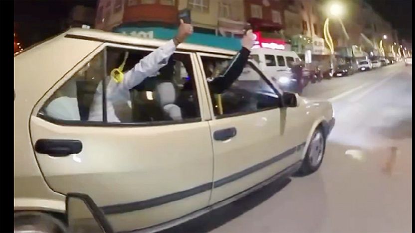 Afyon'da Anacadde'de Magandalığa Polis Geçit Vermedi!