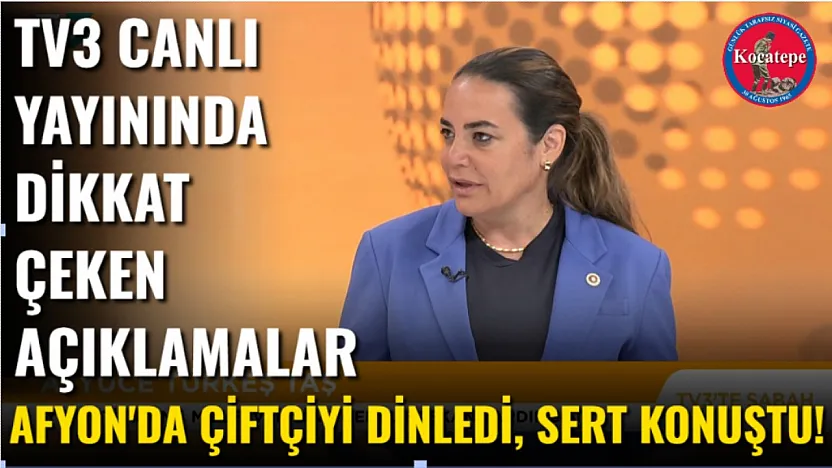 Afyon'da Çiftçiyi Dinledi, Sert Konuştu!