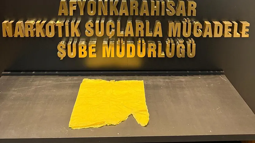 Afyon'da Dikkat Çeken Uyuşturucu Operasyonu