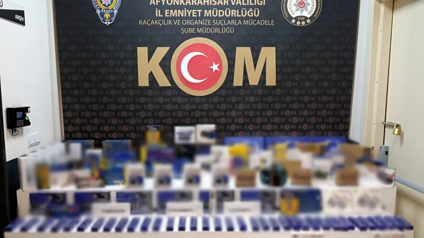 Afyon'da Durdurulan Araçtan Şaşırtıcı Yük Çıktı!