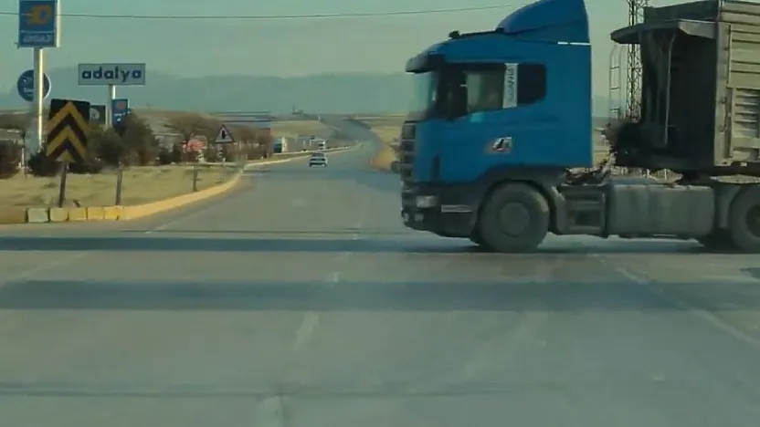 Afyon'da Faciadan Dönüldü… O Anlar Kamerada