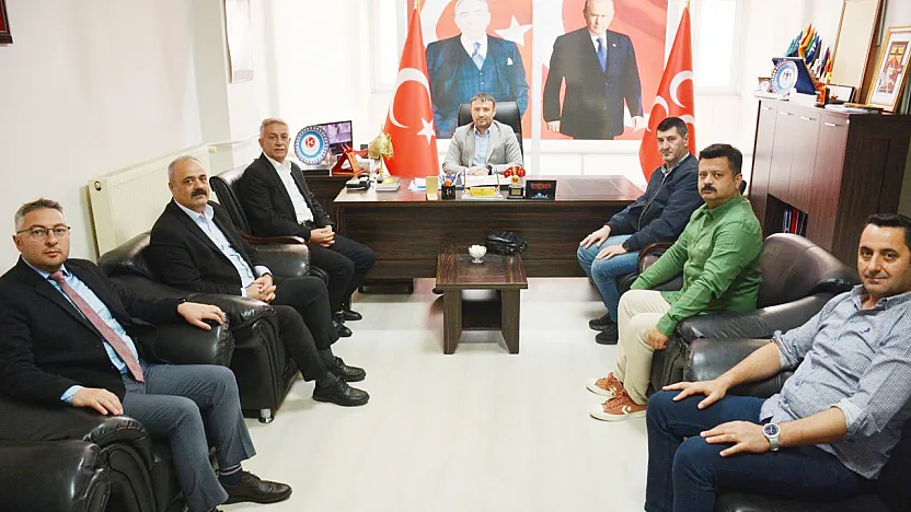 Afyon'da Siyaset ve Sendika Buluşması: MHP İl Başkanlığı'nda Önemli Ziyaret