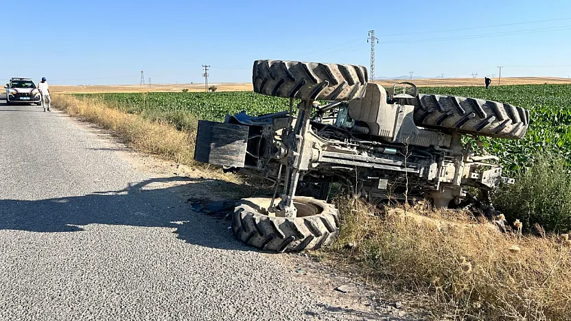Afyon'da Traktör Devrildi! 17 Yaşındaki Genç Yaralandı