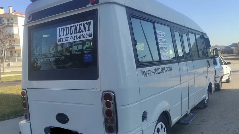 Afyon'da Uydukent Minibüslerine Bir Gün Ara