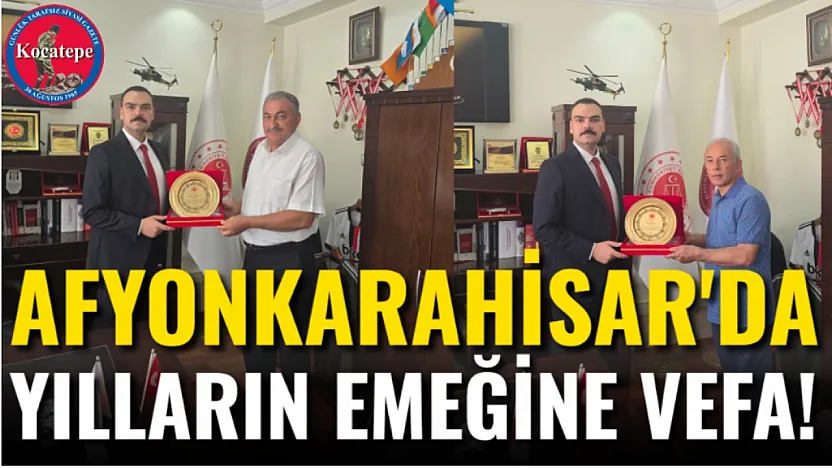 Afyon'da Yılların Emeğine Vefa!