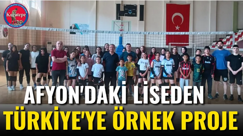 Afyon'daki Liseden Türkiye'ye Örnek Proje