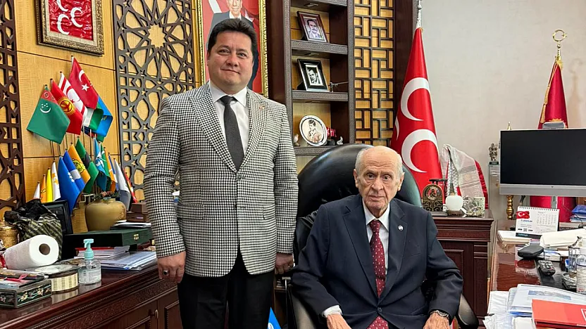 Afyon'dan Üç Başkan, MHP Lideri Bahçeli'yi ziyaret etti