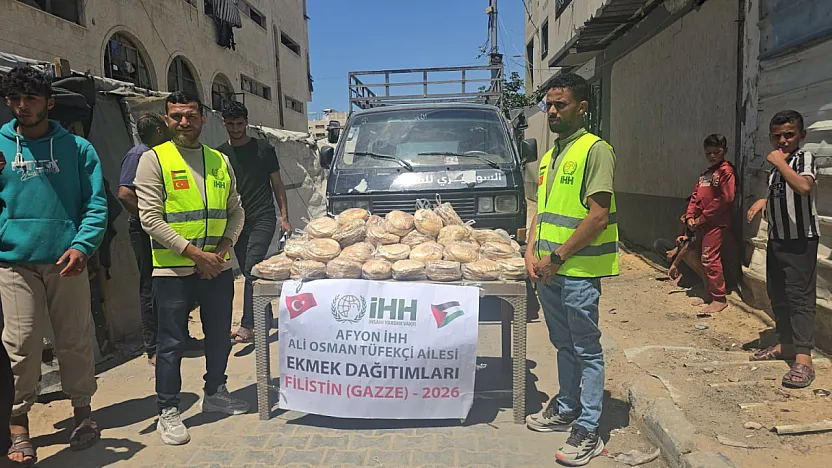 Afyonkarahisar'lı Bağışçıların Emanetleri Gazze'ye Ulaştı
