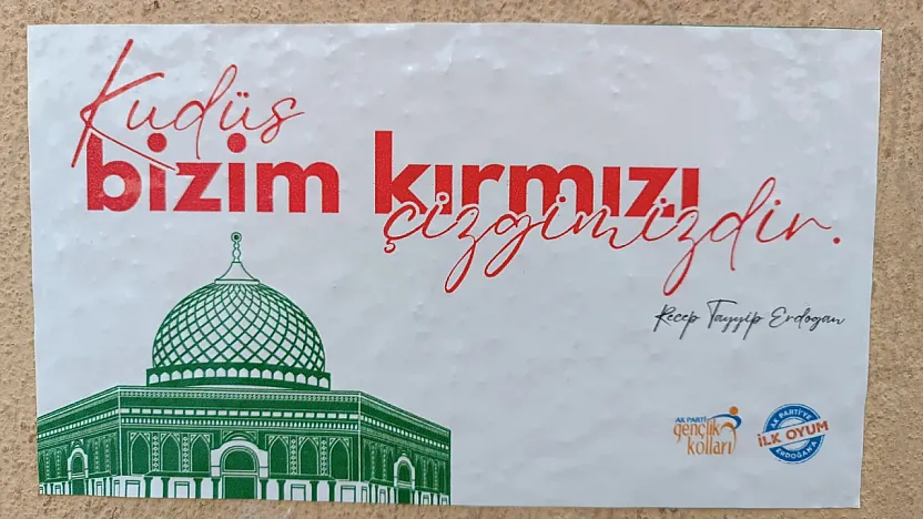 AK Partili Gençler: Filistinli Kardeşlerimizin Yanındayız