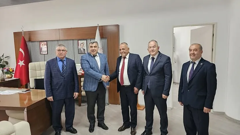 Başkan Erol'dan Müdür Sünnetci'ye Ziyaret