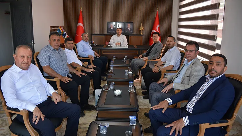 Başkan Kahveci, Sendikacıları Kabul Etti