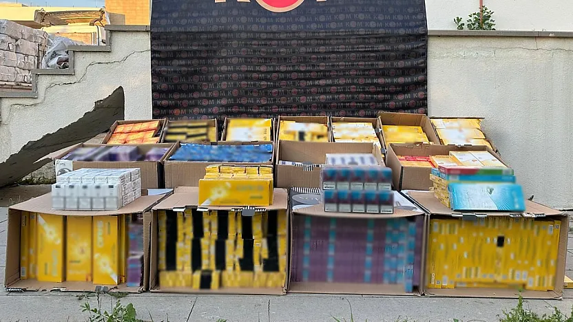 Binlerce Paket Kaçak Sigara Ele Geçirildi