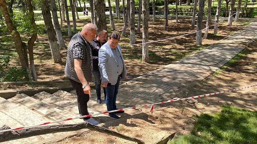 Bolvadin'in Gözde Mekânı Horan Parkı Yenileniyor