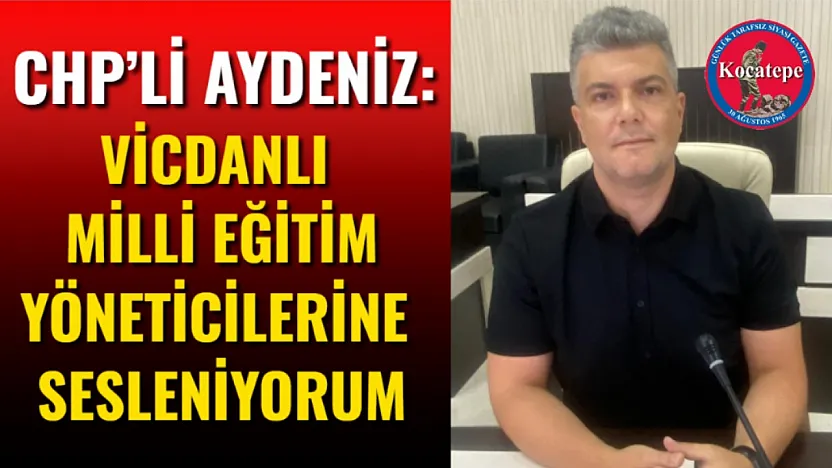 CHP'li Aydeniz: Afyon'da Fen Liseleri Kontenjanı Neden Azaltıldı!
