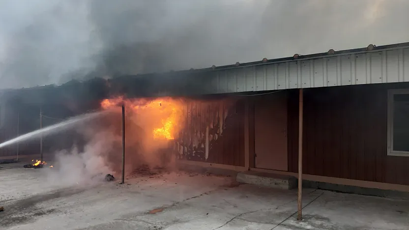 Çiftlik Evi, Yangında Kullanılamaz Hâle Geldi